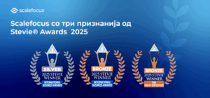 Scalefocus со три признанија од Stevie® Awards 2025 – Година на глобални победи и раст